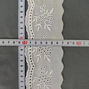 5-10cm robe de soirée crocheté coton <span class=keywords><strong>France</strong></span> dentelle Applique brodé oeillet garniture pour robes couture matériaux et accessoires - Product Image 5
