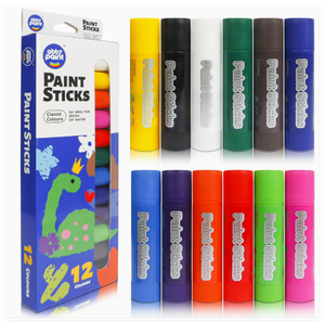 Crayones de Cera de Secado Rápido para Niños, 6/8/12/18/24/36 Colores, No Manchan, Barras de Pigmento Sólido, Barras de <span class=keywords><strong>Tempera</strong></span> de Huevo, Lavables - Product Image 4