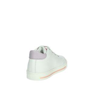 Sneakers da ragazza Falcotto bianche e rosa con glitter a stella, scarpe casual basse - Product Image 3