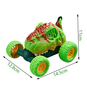 LK Toys Expert Voiture télécommandée <span class=keywords><strong>dinosaure</strong></span> 6 canaux avec cascades, rotation 360° invincible, lumières colorées et musique - Product Image 2
