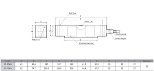 Sensores de pesaje Veidt para básculas de camiones CAS Kais DSB1-50Klb, DSB1-60Klb, DSB1-75Klb con pantalla digital para pesaje preciso - Product Image 2