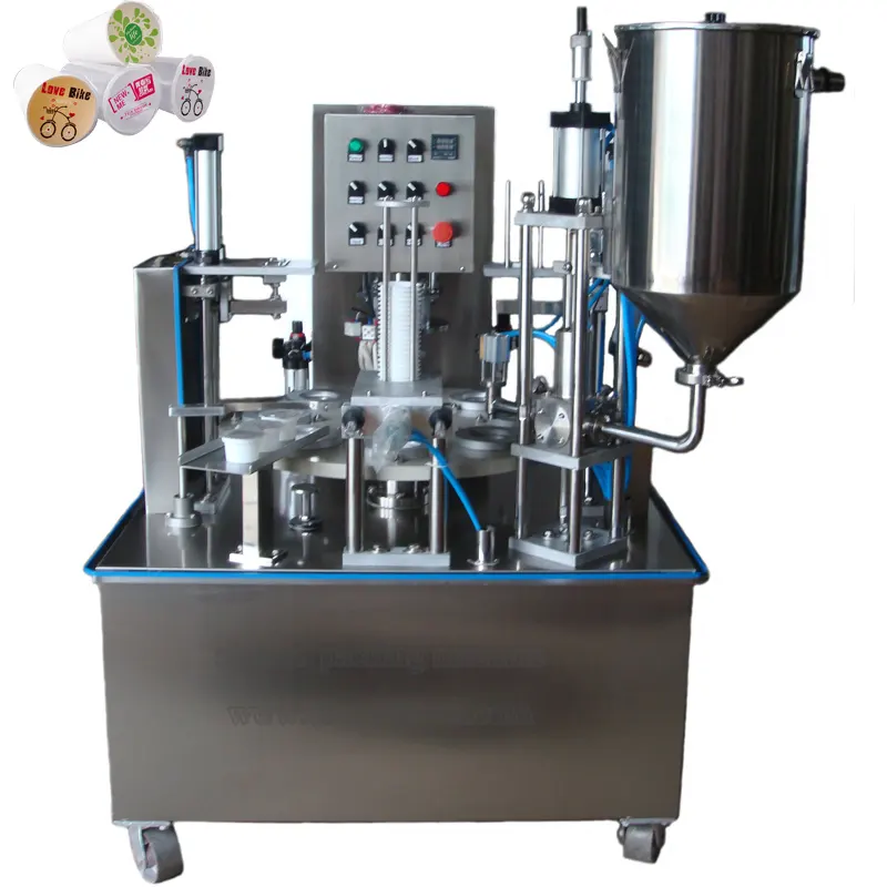 Automatic cup filling sealing machine