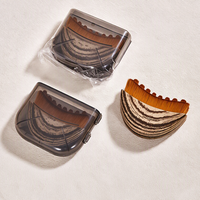 Brosse faciale en fibres synthétiques de qualité professionnelle, multifonctionnelle, pour le soin du cou, brosses pour le visage, pour le soin du Gua Sha, des yeux et du cou