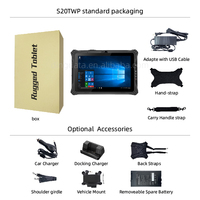 Tablette PC robuste industrielle 12 pouces HD LTE, système d'exploitation Windows 11, étanche IP65, résistante à la poussière et aux chocs, 16+128 Go, fonctionnalités WiFi et NFC