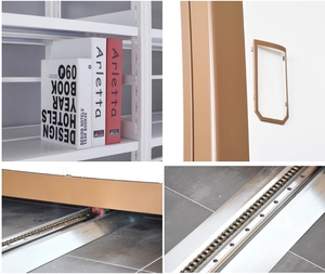 Scaffalature Mobili in Metallo Facili da Usare, Scaffali Mobili in Acciaio con Manovella per <span class=keywords><strong>Archivi</strong></span> Documentali Scolastici - Product Image 3