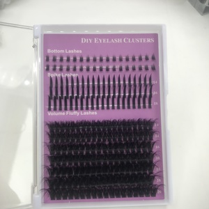ขนตาปลอมแบบเป็นช่อสำเร็จรูป DIY: ใช้ซ้ำได้มากกว่า 20 ครั้ง, แบ่งเป็นช่อ, ให้ความหนาฟูสำหรับ<span class=keywords><strong>แต่งหน้า</strong></span><span class=keywords><strong>เจ้าสาว</strong></span>และงานปาร์ตี้ - Product Image 2