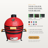 Barbecue Kamado en céramique moderne de qualité supérieure Auplex, 16 pouces, au charbon de bois, pour l'extérieur, multifonction, design écologique, prix d'usine
