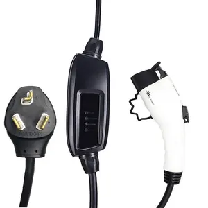 factory supply duosida 16 amp level 2 Electric Car Charger ( 100-250V ) J1772 EVSE to 10-30 plug