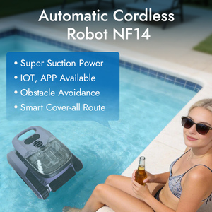 Robot Limpiafondos Automático Portátil de Alta Calidad NF14 con Alta Eficiencia para Piscinas Elevadas y Enterradas - Product Image 3