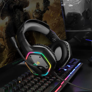 EKSA E1000 7.1-Casque de jeu virtuel Surround RGB avec micro ANC Super Bass pour <span class=keywords><strong>PC</strong></span> PS5 Gris Vert - Product Image 4
