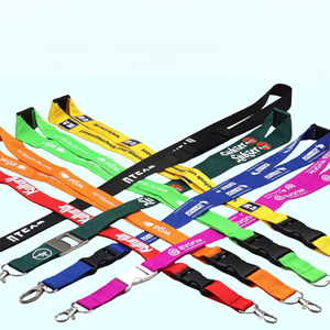 Cordón Personalizado de Poliéster con Logotipo y Texto, Cordón para <span class=keywords><strong>el</strong></span> Cuello con Gancho Metálico y Hebilla de Seguridad para Eventos Corporativos - Product Image 5