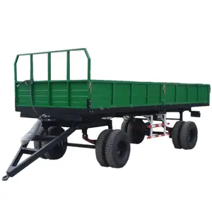 Personalización del implemento del tractor Tractor multipropósito hidráulico 12 toneladas remolque basculante agrícola resistente