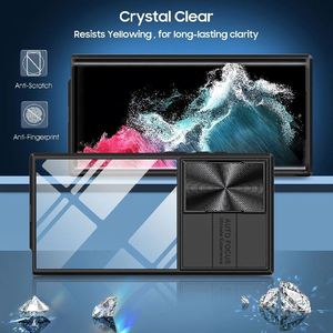 Coque de téléphone portable pour Samsung A25 A35 A55 avec cache-objectif coulissant, protection pare-chocs, dos rigide en PC et TPU souple, luxe - Product Image 2