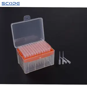 Low Retention Sterile Micropipettes Clear Polypropylene Disposable Pipette Tips 200ul