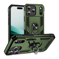 Coque antichoc robuste pour iPhone 17 Pro Max avec béquille rotative 2-en-1 et protection intégrale
