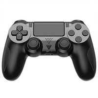 Manette de jeu sans fil pour P4 / Slim / Pro, batterie 600 mAh, six axes, vibration tactile, haut-parleur - Matériau plastique