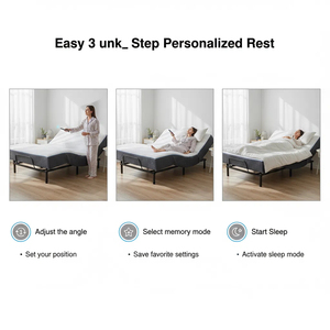 Chất Lượng Cao Im Lặng Thoáng Khí Có Thể Điều Chỉnh Ngả Bộ Nhớ Bọt Thiết Kế Hiện Đại Cho Các Trường Học Bệnh Viện Căn Hộ Thông Minh Nệm - Product Image 3