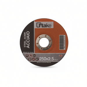 Disque de découpe plat Ttake 250x2,5 mm pour le meulage de l'acier, fabriqué en Italie - Product Image 2