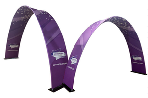 Tùy Chỉnh Kích Thước Và Màu Sắc Cửa Loại Căng Vải Biểu Ngữ Di Động Ngoài Trời Mang Nhãn Hiệu Lớn Biểu Ngữ Bow Vòm Với Căng Vải - Product Image 2
