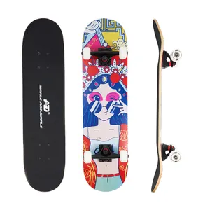 Komplettes Skateboard 7 Layer Maple Holz Skateboard Deck mehr Design auf Lager