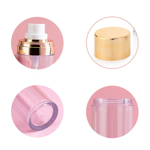 Flaconi <span class=keywords><strong>Spray</strong></span> Vuoti in PET Trasparente da <span class=keywords><strong>50</strong></span>, 80, 100ml Personalizzati per Cosmetici, Bottiglie <span class=keywords><strong>Spray</strong></span> per Tonico con Tappo Dorato - Product Image 2