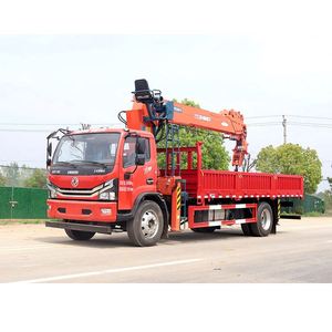 รถบรรทุกติดเครน Dongfeng D8 4*2 พร้อมเครน Shimei 8 ตัน บูมตรง 6 ท่อน ยกและขนส่งในตัว - Product Image 4