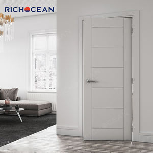 Portes intérieures en bois massif composite RICHOCEAN, fabrication directe d'usine, insonorisées, portes battantes en bois pour salle <span class=keywords><strong>de</strong></span> bain, en vente - Product Image 3