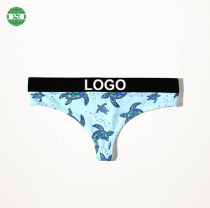 Slip a <span class=keywords><strong>perizoma</strong></span> con stampa tartaruga marina per <span class=keywords><strong>donna</strong></span>, personalizzabile con il tuo logo tramite sublimazione - Product Image 1