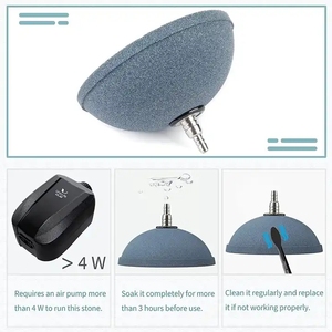 6/8/10/15/20cm 어항 버블 대형 빵 공기 돌 수족관 공기 펌프 - Product Image 5