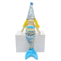 Boheng personnalisé vacances d'été Gnomes filles anniversaire mignon fête cadeaux Sequin sirène décoration poupée