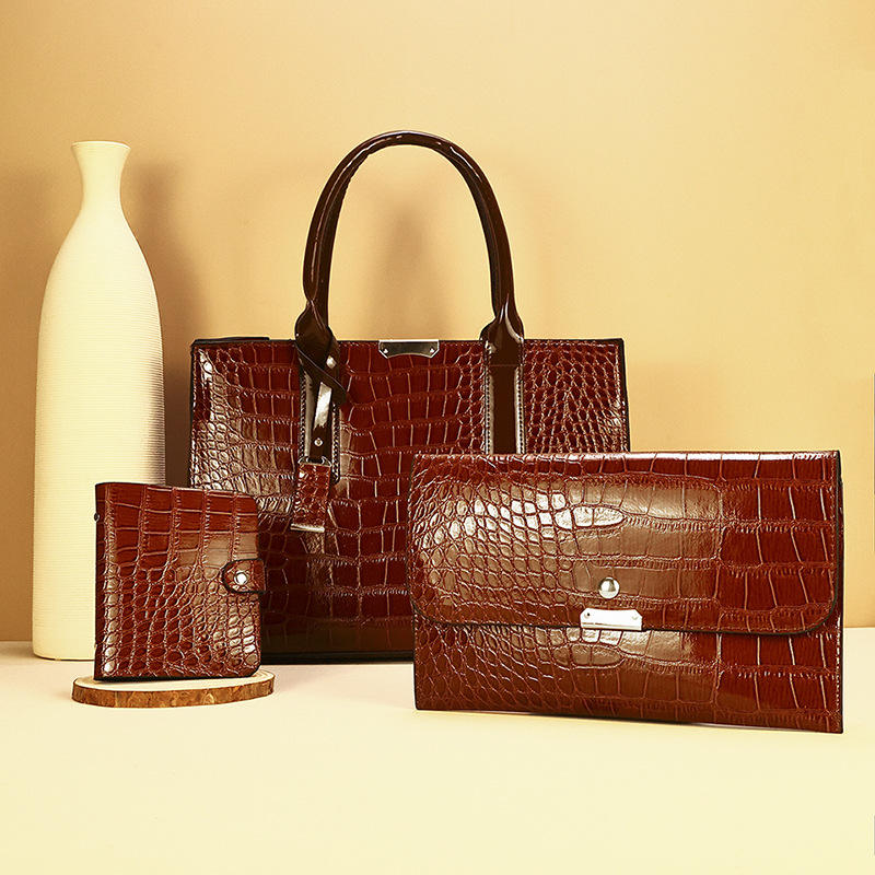 Dark brown three-piece suit