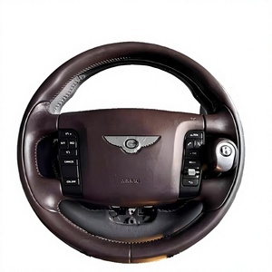 Volante de Cuero Genuino 2022 para Bentley Continental GT Flying Spur 04-17, Actualización de Modelo Antiguo a Nuevo - Product Image 6