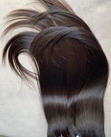 Extensiones de Cabello Humano Liso Natural, Cabello Virgen Brasileño de Visón sin Procesar con Cutícula Alineada, Proveedores de Cabello Humano