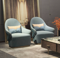 Ensemble de canapés modulaires en cuir de luxe léger italien moderne pour salon, canapé sectionnel avec design à boucle déployable