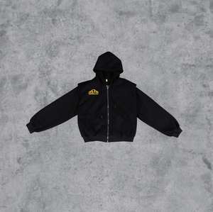 Ensemble de survêtement en molleton lourd en laine avec logo personnalisé, collection automne, imprimé délavé, sweat-shirt à capuche brodé - Product Image 5