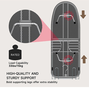 Có thể gập lại bàn ủi với sắt chủ Wall Mount lưới tiết kiệm không gian với thuận tiện treo móc cho phòng giặt ủi - Product Image 6