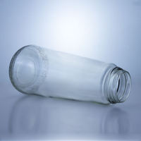 Bouteille en verre de stockage de grande capacité 1500 ml, personnalisée, haut de gamme, sur mesure, fabriquée en usine, avec bouchon à vis pour aliments