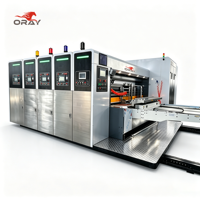 Máquina Impresora Flexográfica Computarizada Oray, Ranuradora y Troqueladora, con Transferencia al Vacío, de Alta Velocidad, para Impresión de Cajas de Cartón Corrugado