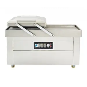 Double chamber vacuum packing machine for mea beef seafood chicken