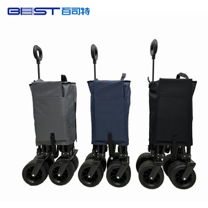 Carro de carro <span class=keywords><strong>plegable</strong></span> de acero inoxidable de cuatro ruedas Plataforma <span class=keywords><strong>plegable</strong></span> personalizable OEM para bebés y niños <span class=keywords><strong>Carrito</strong></span> de carro - Product Image 5