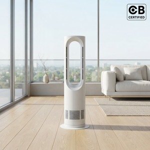 Ventilatore a Torre <span class=keywords><strong>Angelo</strong></span> AZ588PRO 75 Oscillante Senza Pale, Efficiente dal Punto di Vista Energetico, Raffreddamento e Riscaldamento, Motore Brushless, Telecomando, per Hotel e Uso Domestico - Product Image 1