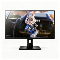 Nouvel écran large sans cadre IPS 4K HD LED de 27 pouces, luminosité 350 cd/m², temps de réponse 5 ms, 60 Hz, ports DP, support réglable, VESA pour