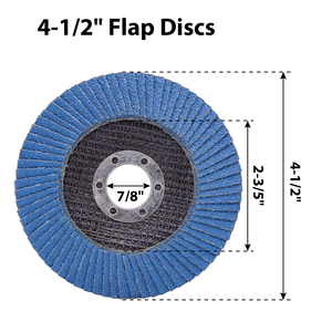 Kích thước đầy đủ OEM Flap đĩa 4.5 "/5"/9 "công cụ mài mòn 115 Mét gốm 4 inch Disco Flap đĩa - Product Image 3