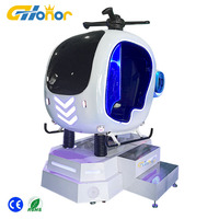 Comercial 9d Vr avión niños VR avión máquina de juego volador con 360 grados visión libre VR simulador de vuelo