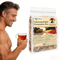 Té Herbal Ginseng 8 Tesoros, Mezcla Tradicional de 8 Hierbas con Maca y Goji, Cuidado Diario Suave, Etiqueta Personalizada, Directo de Fábrica
