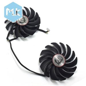 Ventilateurs de refroidissement MLK 95mm PLD10010B12HH 4PIN pour cartes graphiques MSI R9 380 <span class=keywords><strong>Armor</strong></span> 2X GTX1080Ti 1080 <span class=keywords><strong>1070</strong></span> 1060 RX 470 480 570 580 GAMING - Product Image 1