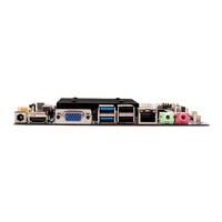 Carte mère fine ITX sans ventilateur avec processeur Celeron J1900, mini PCie, LVDS pour affichage, mémoire monocanal pour ordinateur de bureau