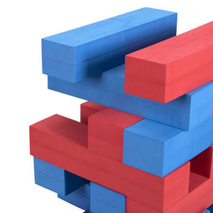 Blocs géants en mousse Jouet de jeu d'empilage de <span class=keywords><strong>tour</strong></span>, bloc de construction de cour extérieure pour adultes, enfants, garçons et filles - Product Image 2