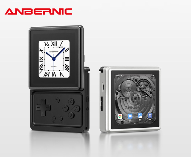 ANBERNIC 2026 New RG Rotate Handheld Game Console Rotating Screen Portable Gaming Console High-quality Video Game Console