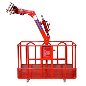 ตะกร้าเครนแข็งแรงทนทานขนาด1.5x0.8x1ม. 2ตันเครื่องจักรก่อสร้างสีเหลือง - Product Image 3